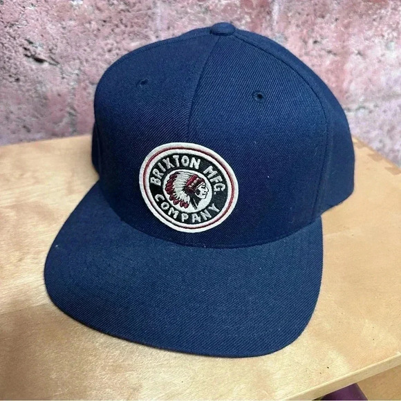 Brixton Mfg. Company SnapBack hat Navy Blue - Picture 3 of 5